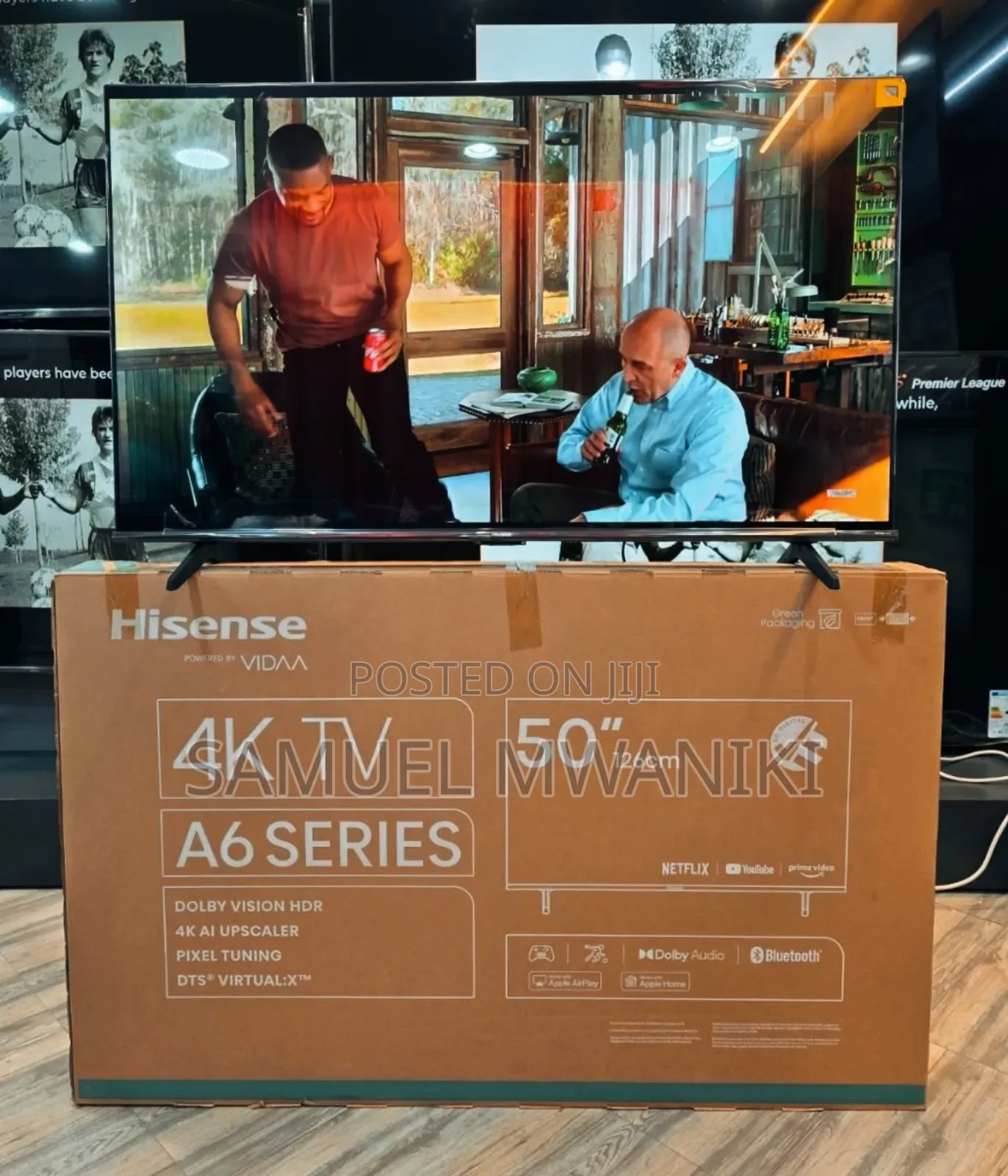 Hisense 50" Smart Tv Uhd Frameless Design New Model
