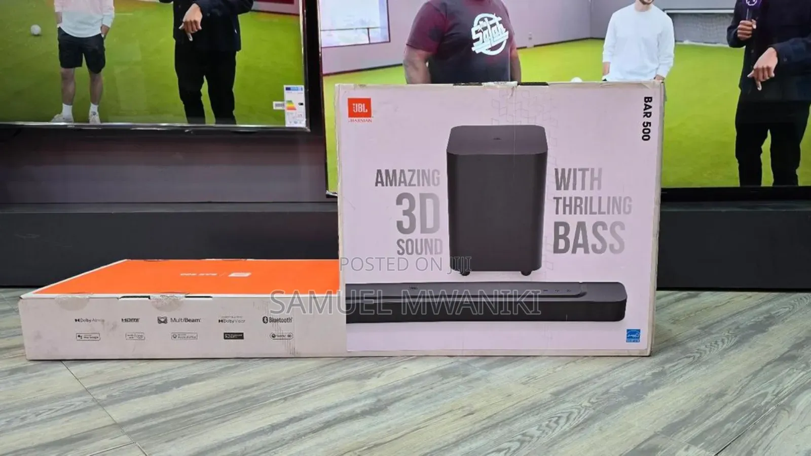 JBL Bar 500 5.1 Channel Soundbar Multibeam and Dolby Atmos