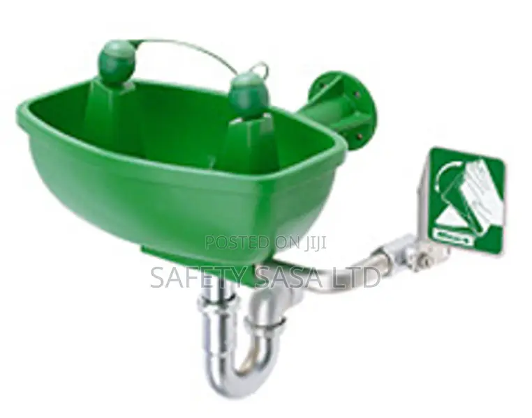 Eye Wash Station Wall Mount With Trap)