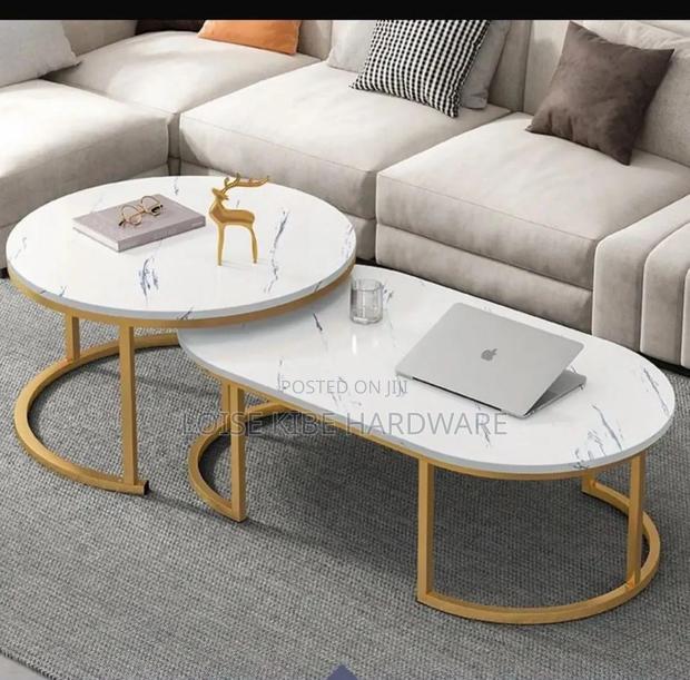 Glass Top Nesting Tables 2 PCS