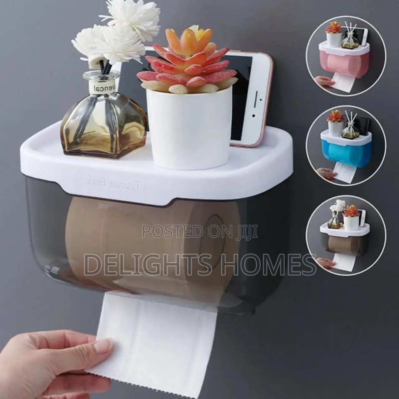 Wall Mounted Tissue Holder-Uni
