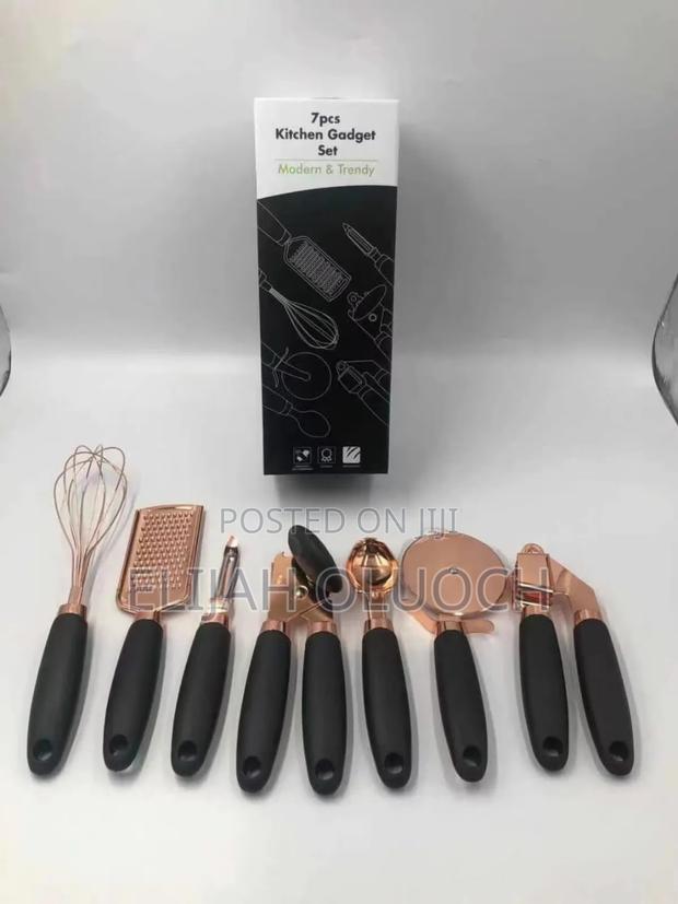 High Quality 7pcs Kitchen Gadget Set With Copper Plated - main view