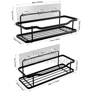 2pcs Shower Caddy Shelf/Bathroom Organizer-Sen