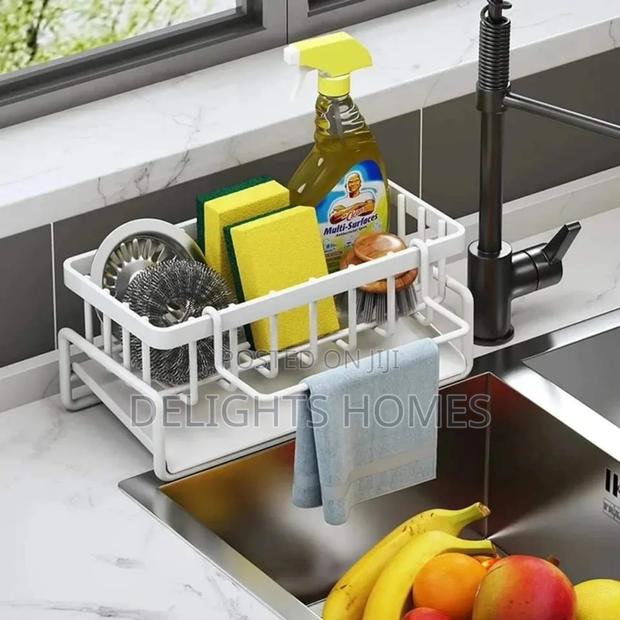 Multifunctional Sink Sponge Detergent Storage Rack-Sen - thumbnail 2