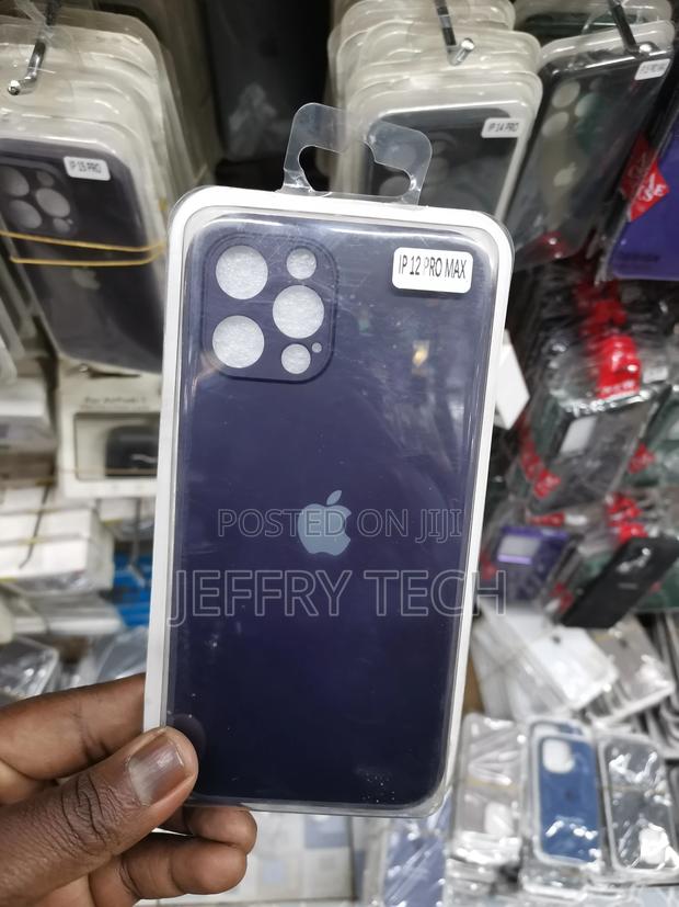 Blue Glass Camera Protector Case for Apple iPhone 12 Pro Max - main view