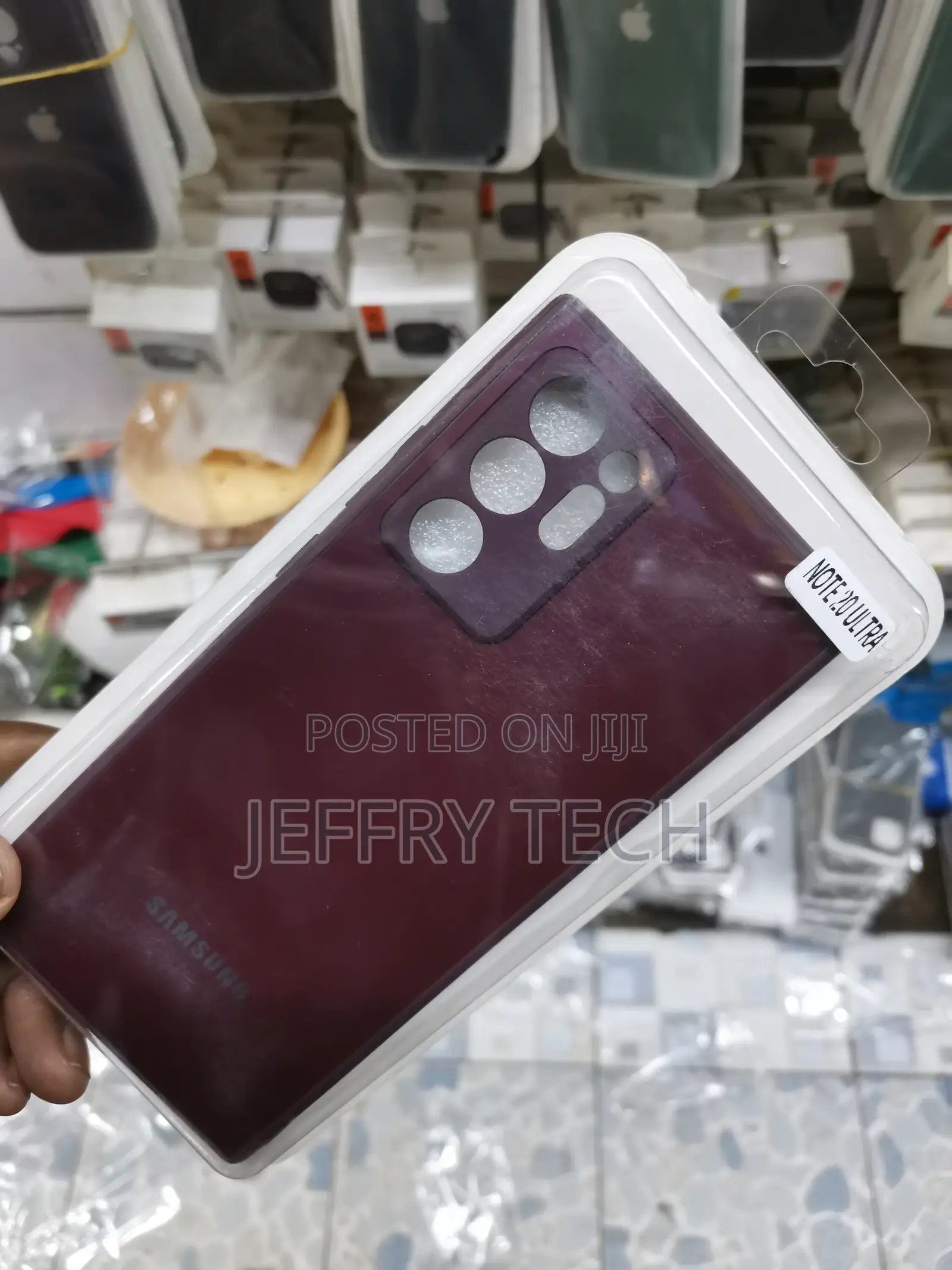Back Cover for Note 20 Ultra (Maroon, Matte Finish,