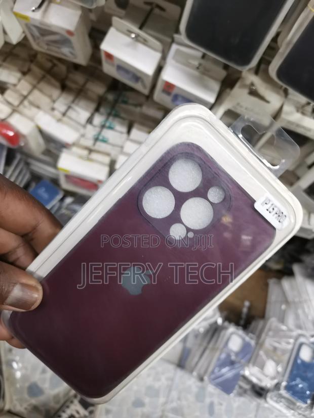 Maroon Glass Camera Protector Premium Case for iPhone 15 Pro - main view