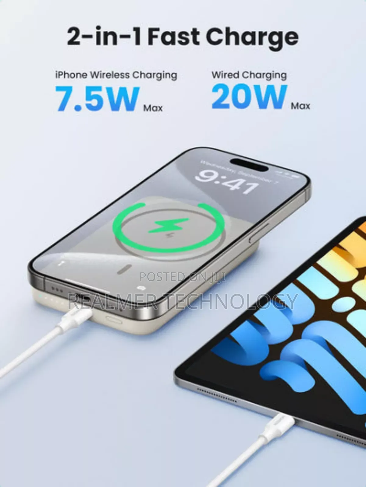 Ugreen 10000mah 20W Magnetic Wireless Power Bank
