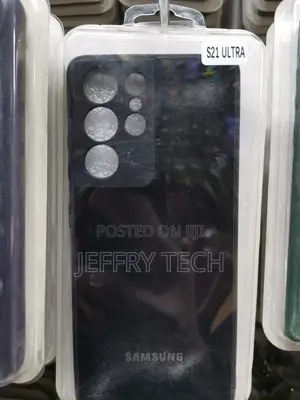 Black Glass Camera Protector Premium Case for S21 Ultra
