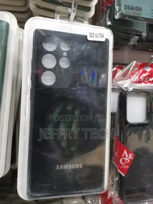 Samsung S22 Ultra Back Glass Case,Luxury Look Case L Hi