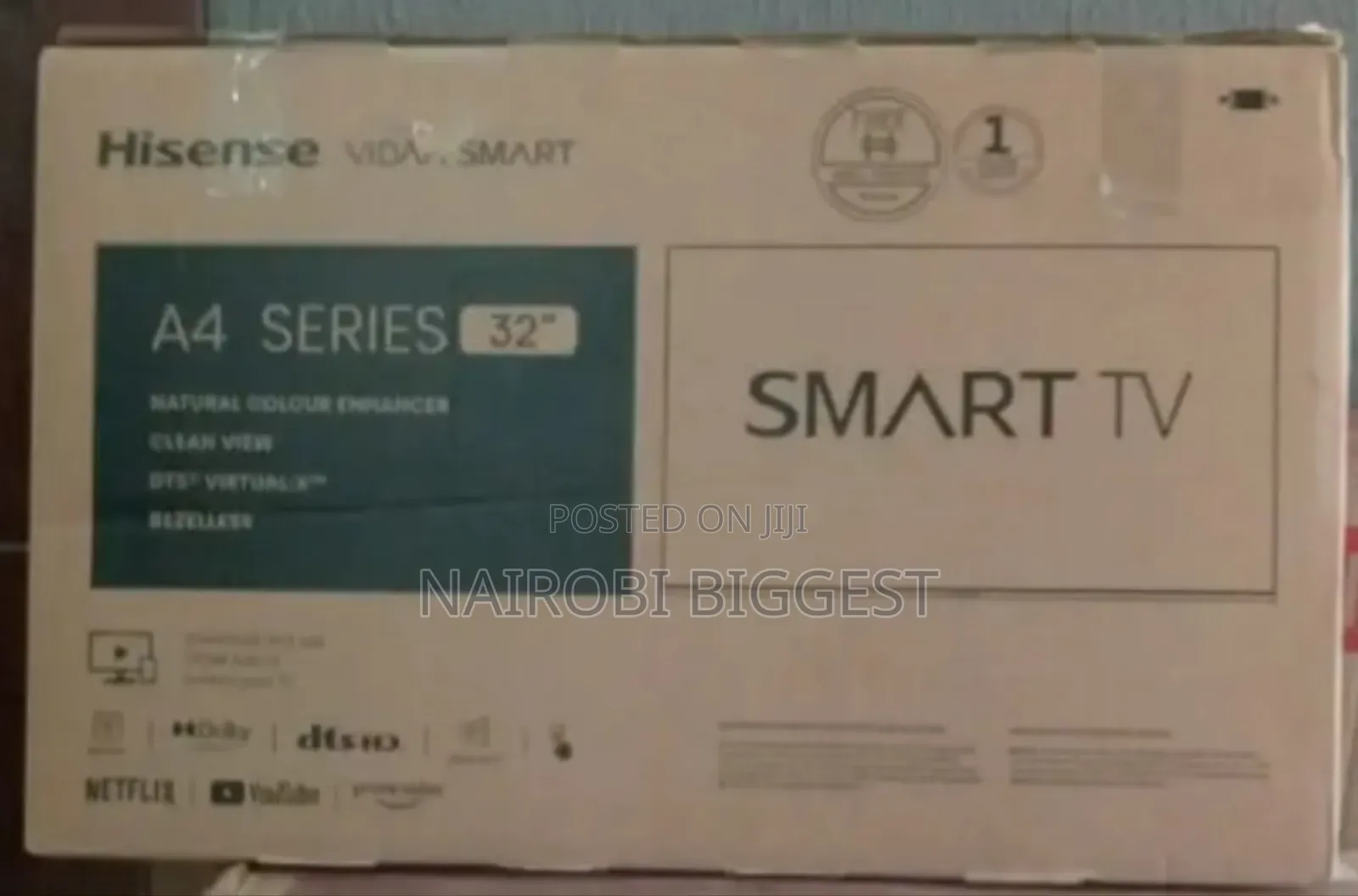 Hisense 32 Frameless Smart Vidaa Television