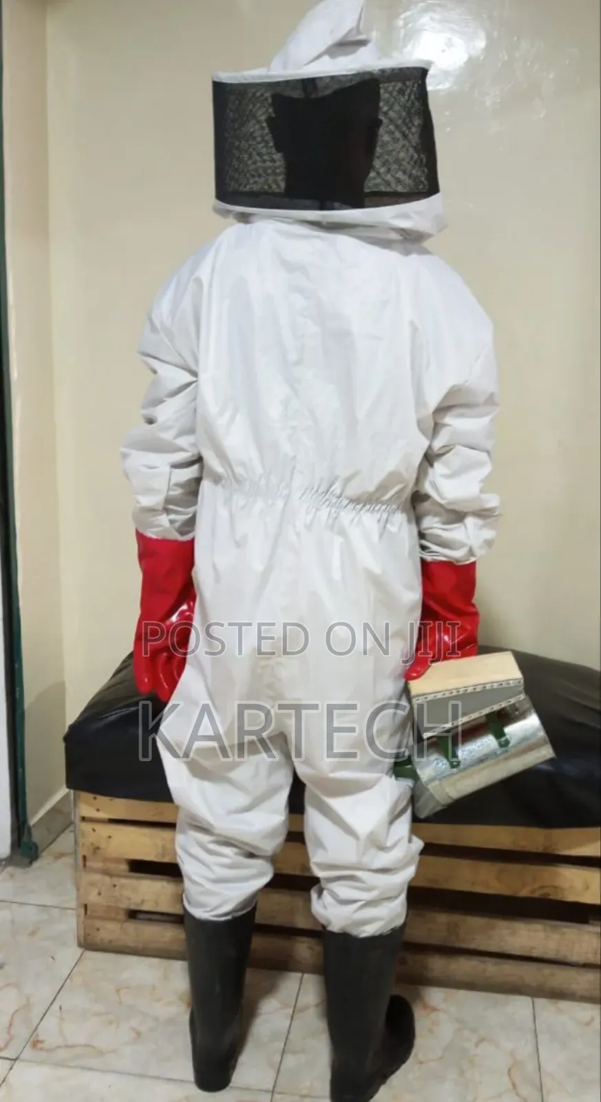 Bee Suit, Gloves And Bee Smoker