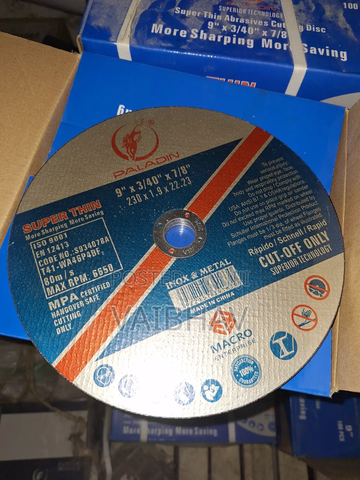 Cutting Disk for Metal