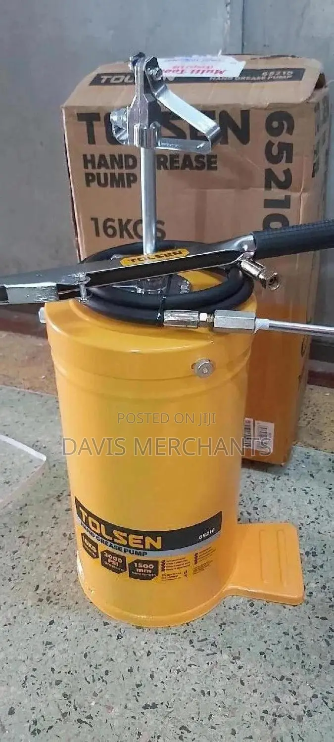 Manual Grease Bucket 10kg Capacity With Two Nozels