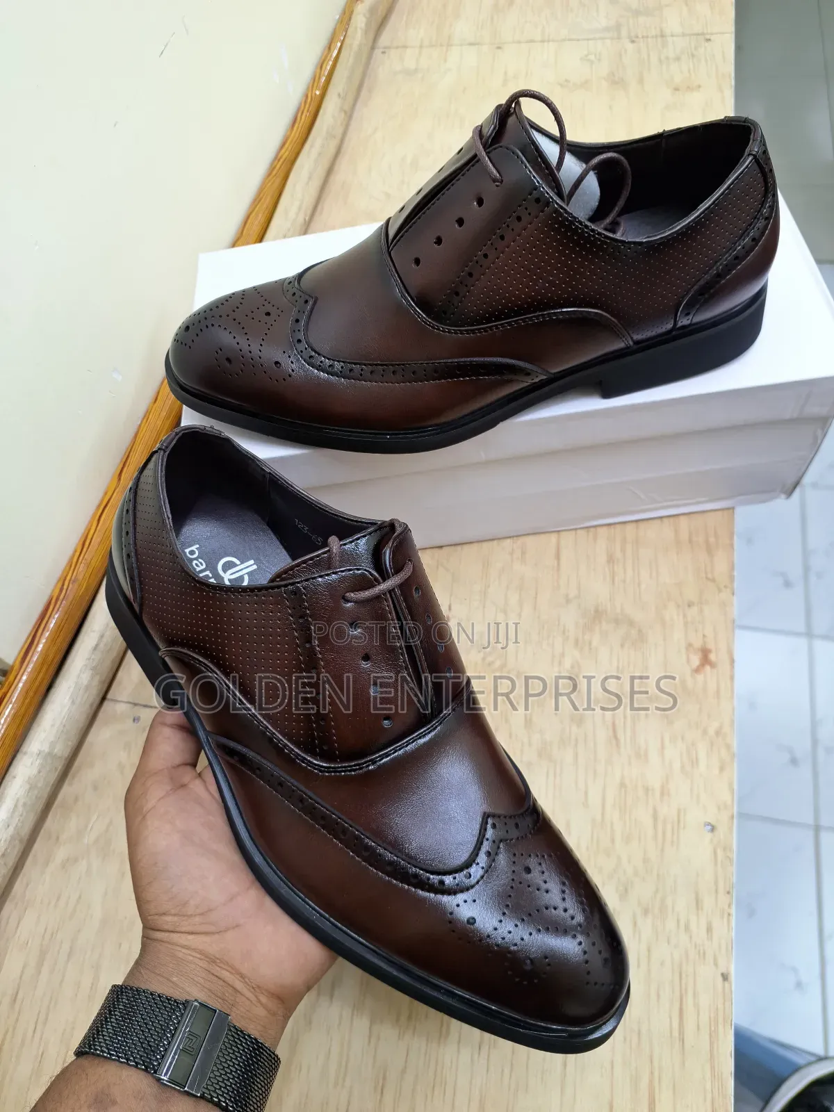 Brown Official Leather Moccasins 39-45