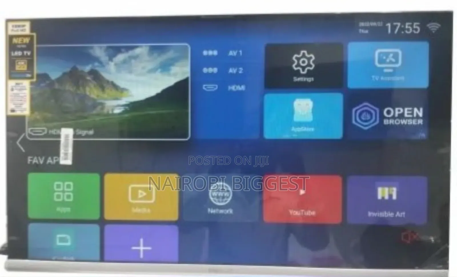Vision 32" Smart Frameless Android Television