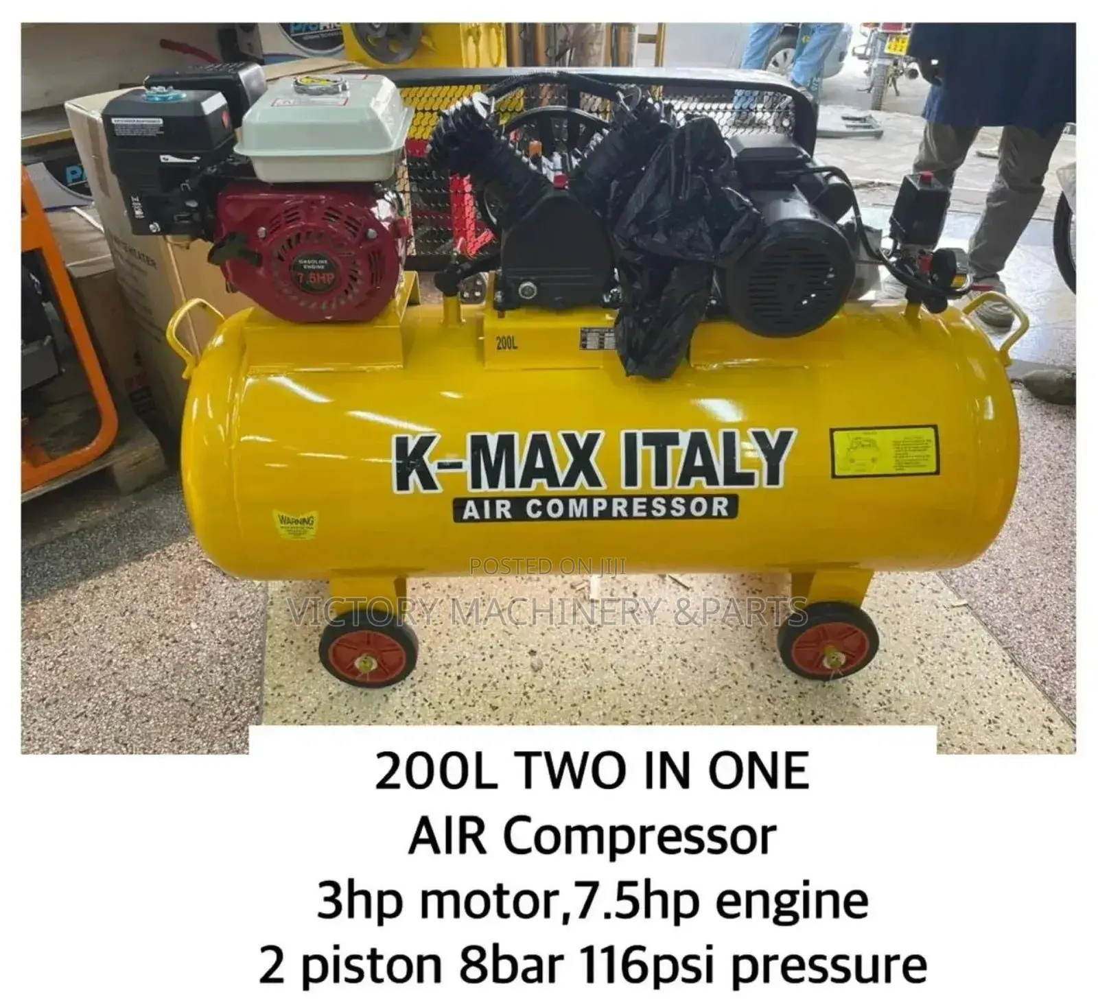 200l TWO IN ONE Kmax Compressor