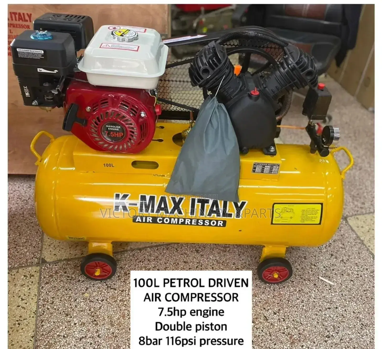 100l Petrol Driven Compressor Kmax