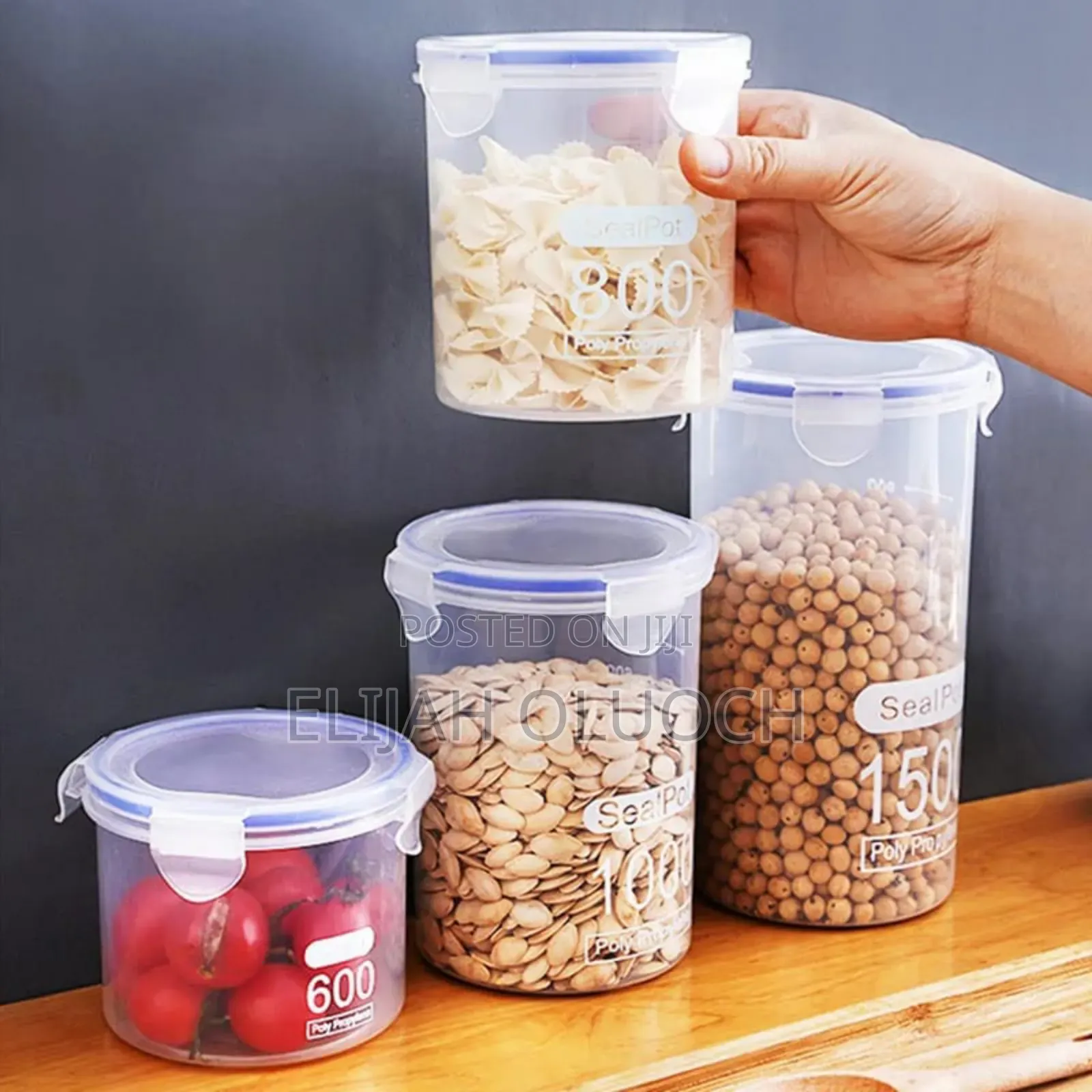 Airtight Food/Cereal Containers Set of 4