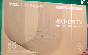 Tcl 55" Google Frameless 4k Resolution Television