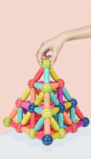 3D Magnetic Building Sticks Kids Toy*
