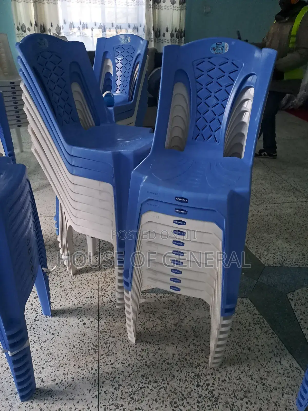 Good Quality Kenpoly Armless Plastic Chair