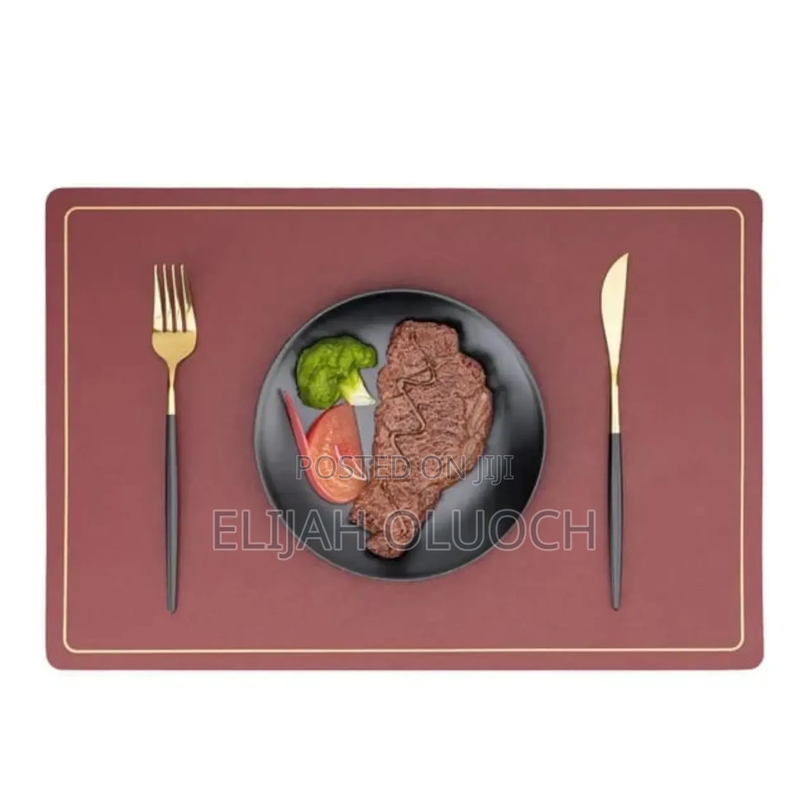 Nordic Leather Anti Slip Tablemats.*