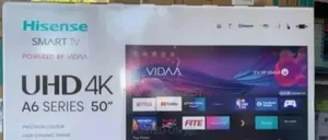Hisense 50" Vidaa Resolution Frameless Television