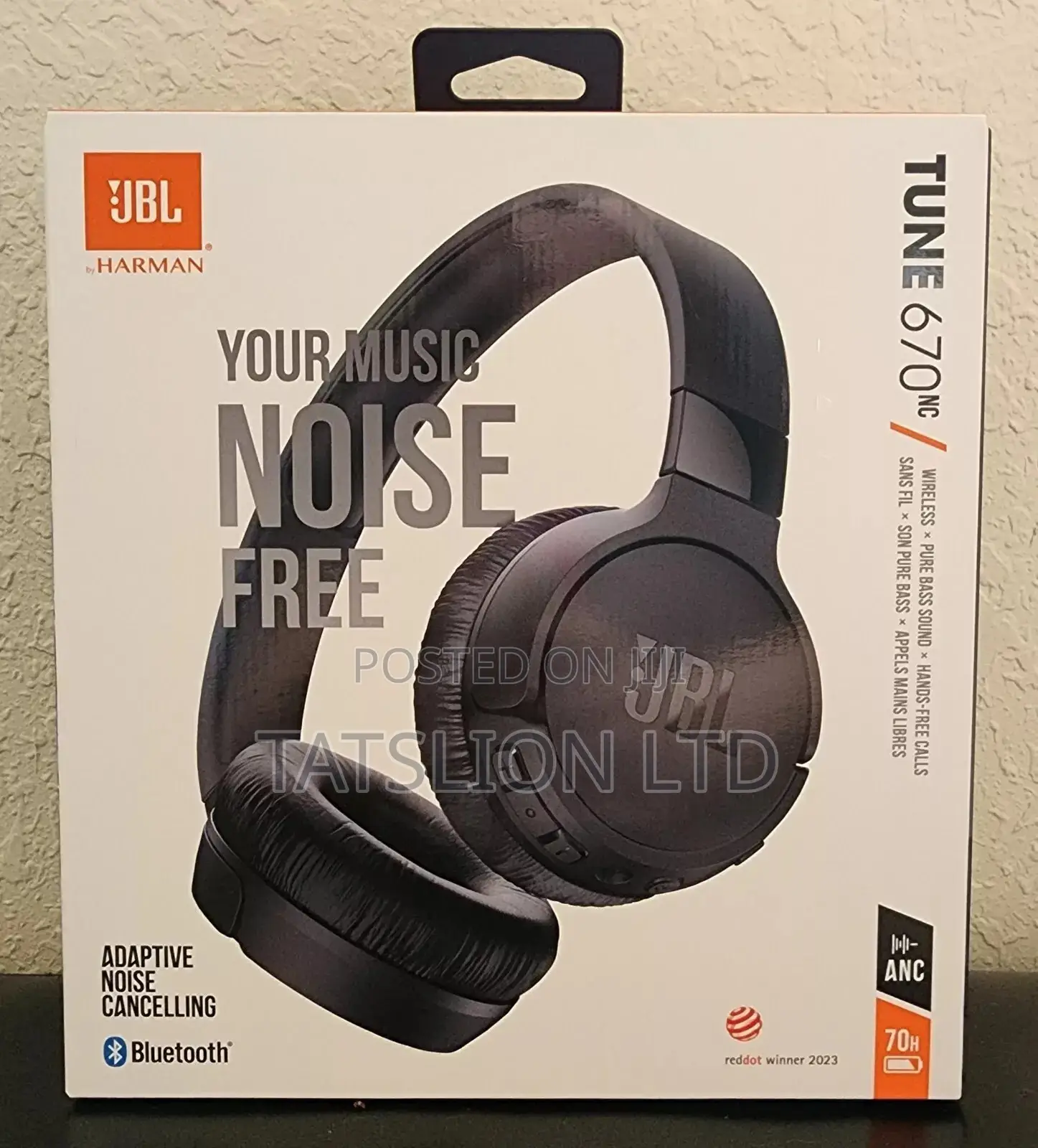 JBL Live 670nc Wireless on-Ear Headphones