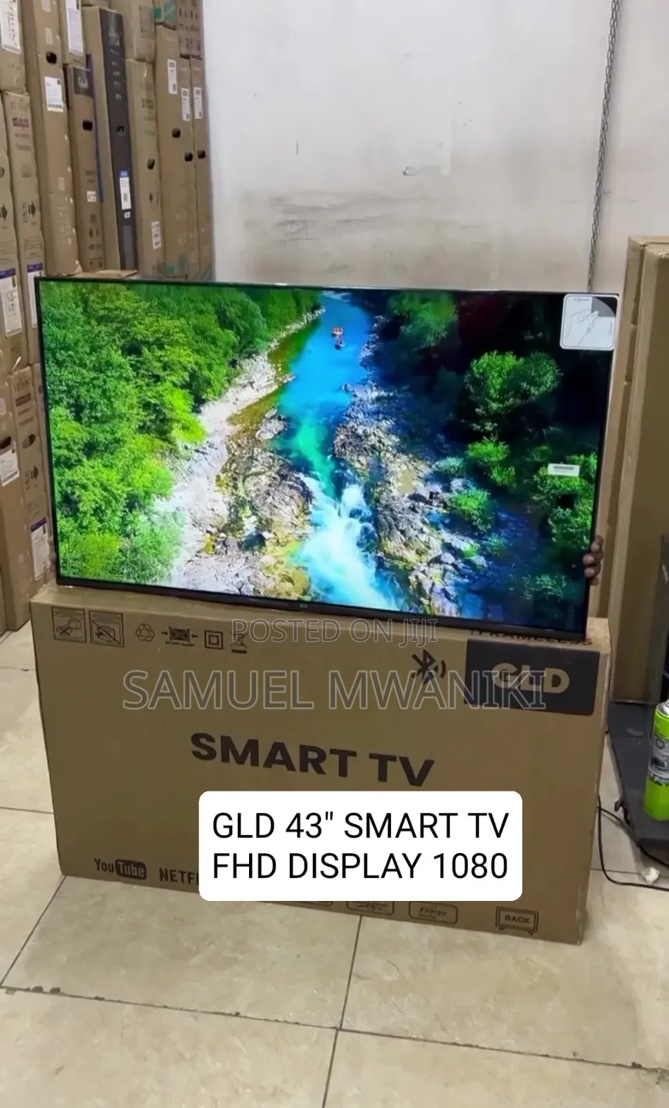 GLD 43" Full HD Smart Android Tv, Bluetooth,Netflix,Youtube