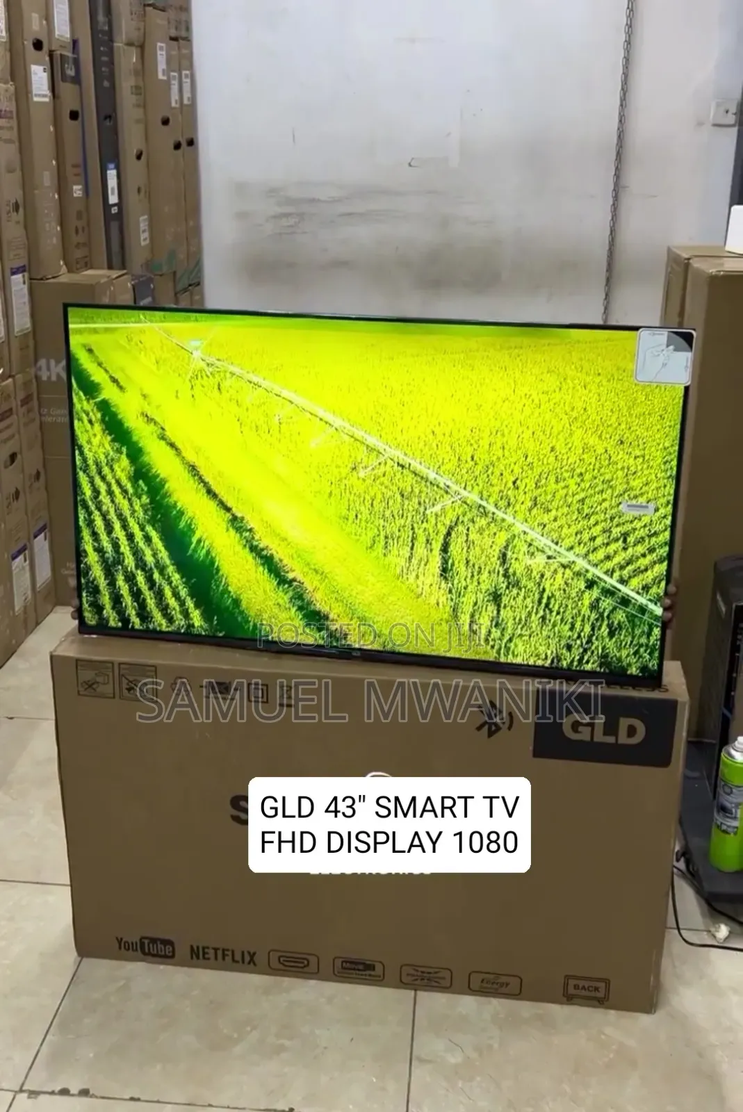 GLD 43" Full HD Smart Android Tv, Bluetooth,Netflix,Youtube
