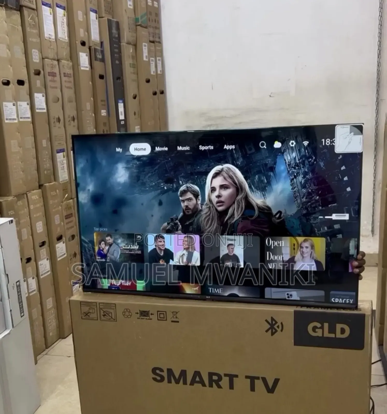 GLD 43" Full HD Smart Android Tv, Bluetooth,Netflix,Youtube