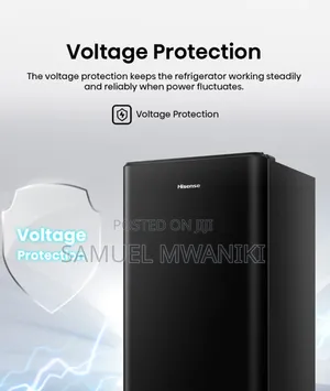 Hisense Refrigerator 176 Liters Single Door Defrost (Black)