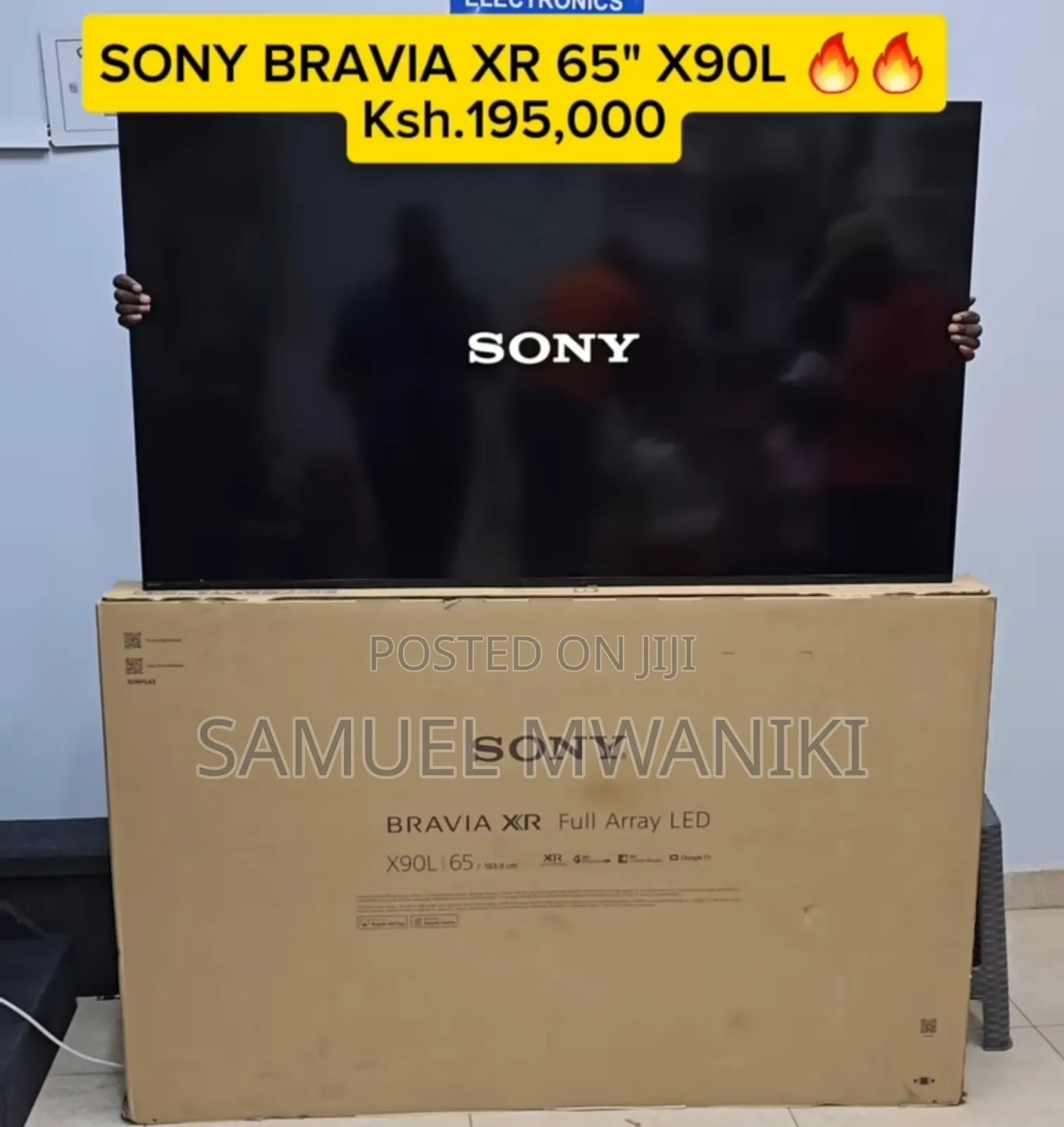 Sony Bravia Xr 65” X90L Full Array LED HDR Google TV