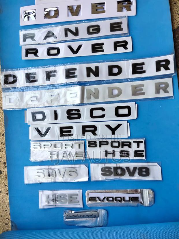 Range Rover Landrover Emblems - main view