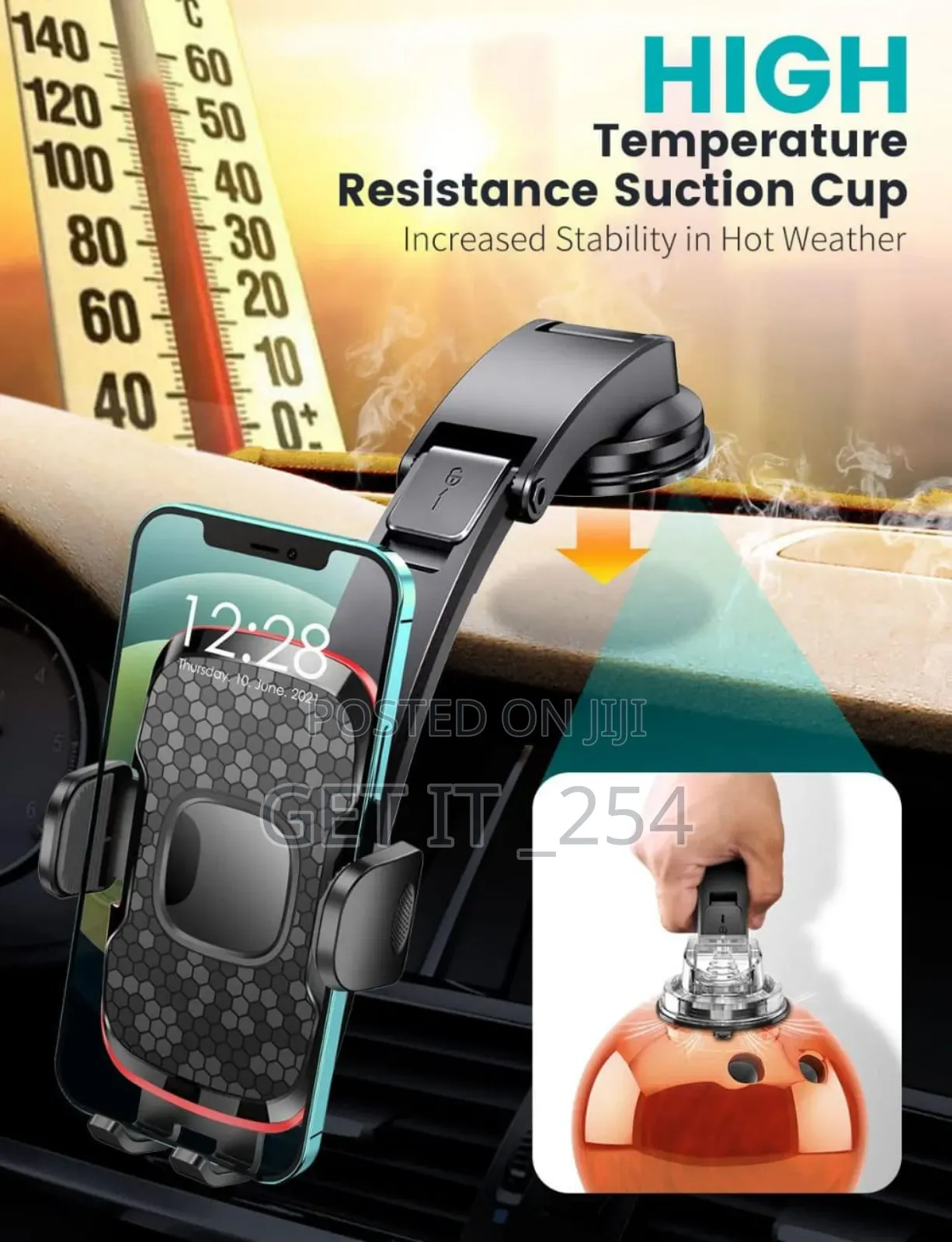 360 Degree Rotating Car Mobile Phone Holder