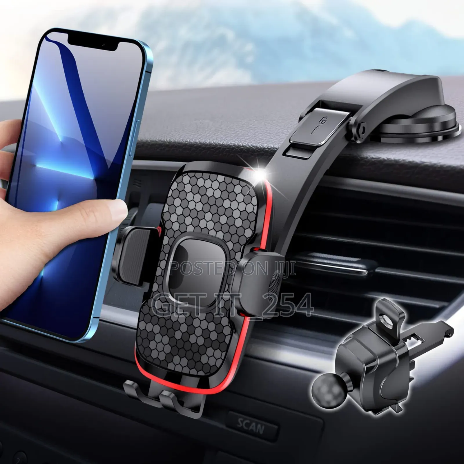 360 Degree Rotating Car Mobile Phone Holder