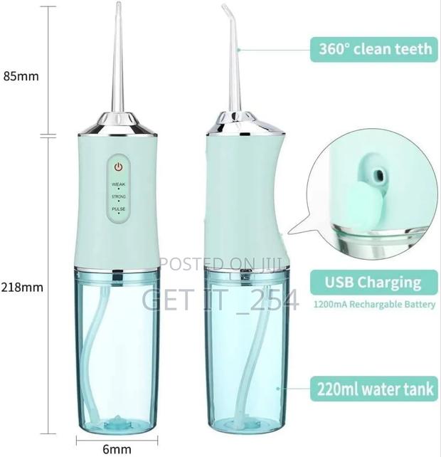 *Rechargeable Portable Oral Irrigator With 4 Nozzles - thumbnail 2