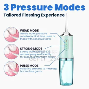 *Rechargeable Portable Oral Irrigator With 4 Nozzles