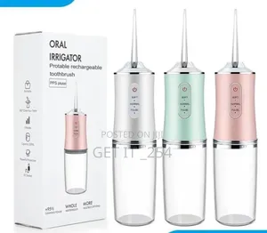 *Rechargeable Portable Oral Irrigator With 4 Nozzles