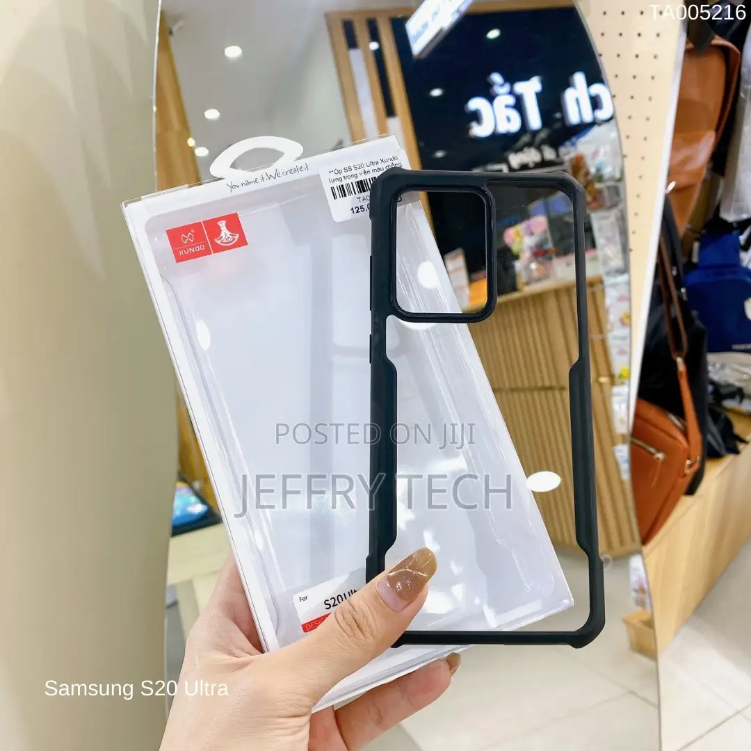 S20 Ultra Xundo Case With Clear Back and Shockproof Colored