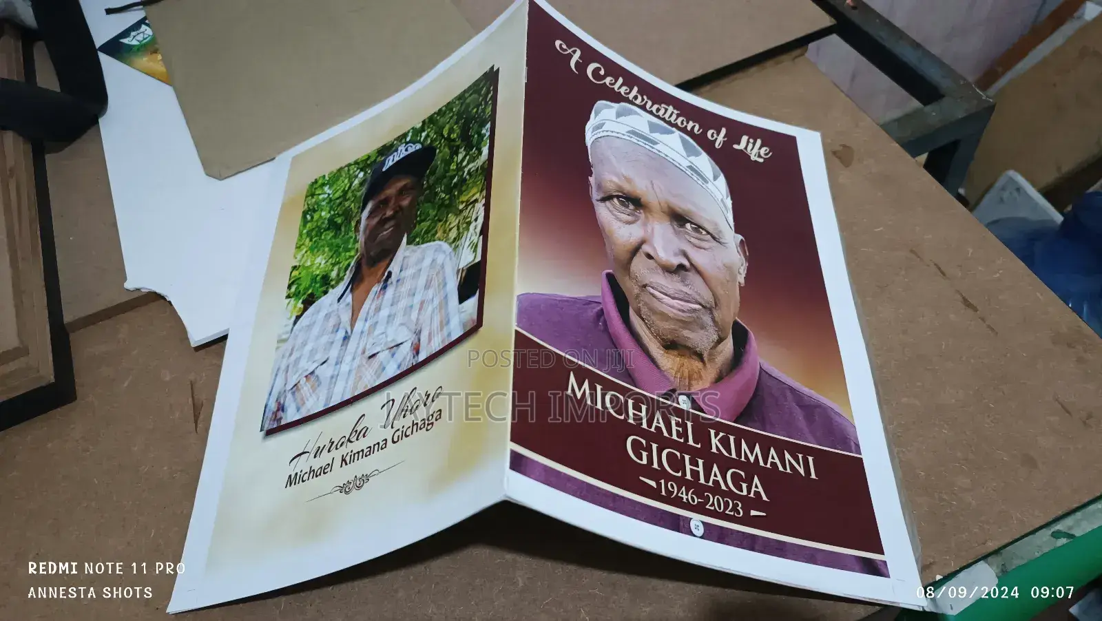 Funeral Programmes Printing