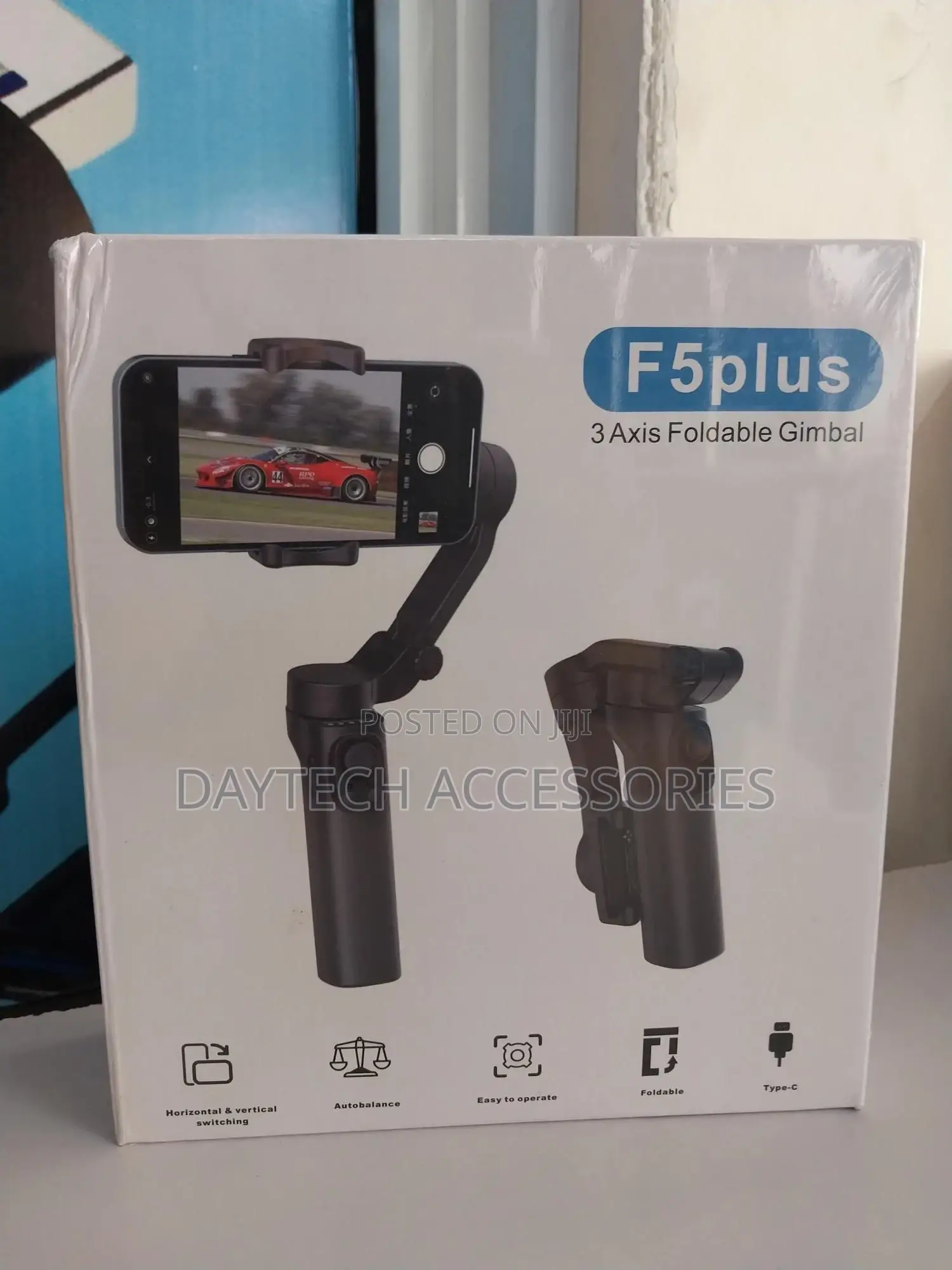 Foldable 3-Axis Handheld Gimbal F5 Plus Mini Tripod Gimble