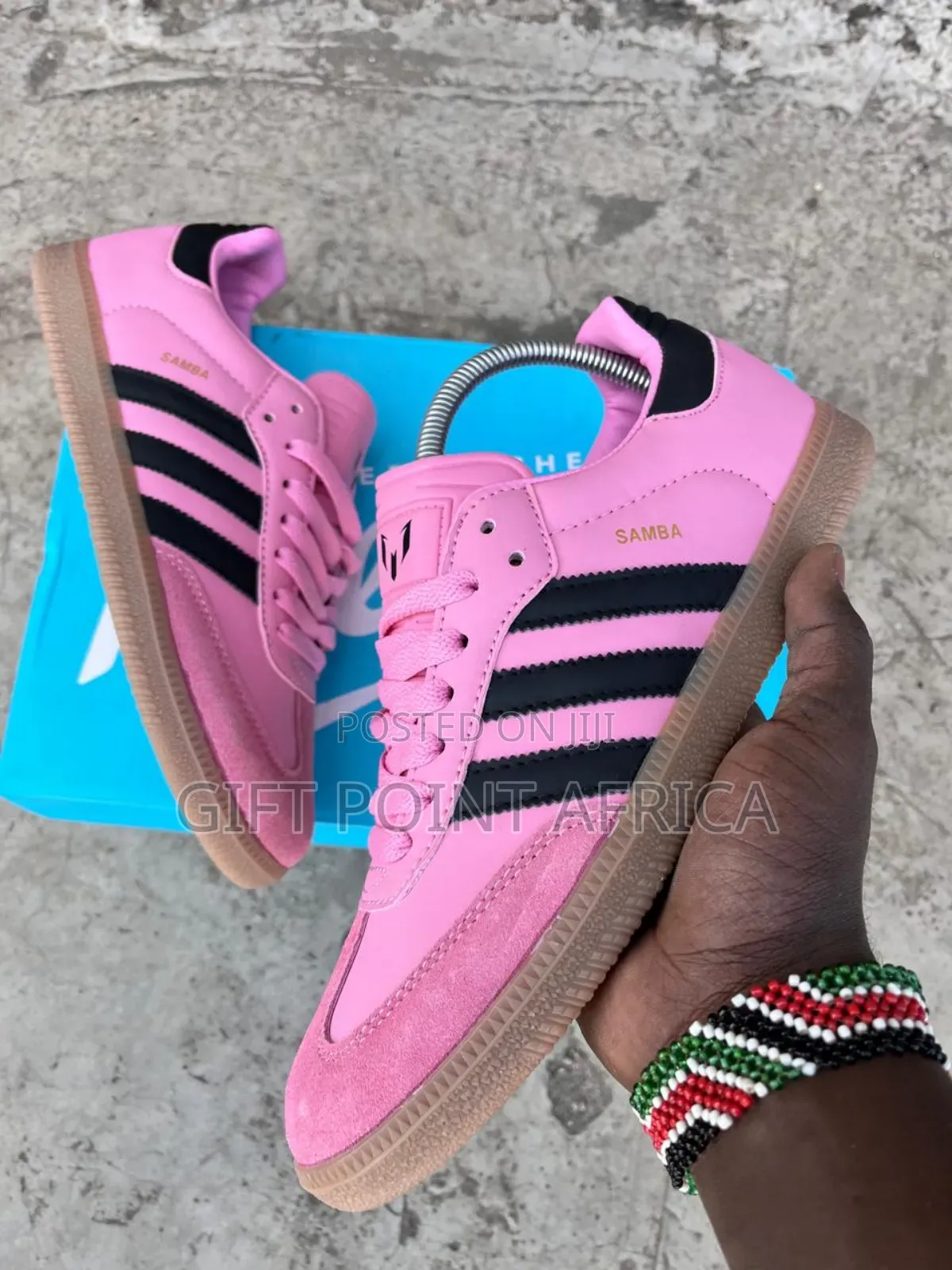 Pinky Adidas Samba Sneakers for Ladies