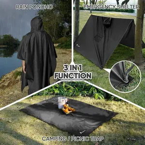 3 in Rain 1 Rain Coat Poncho