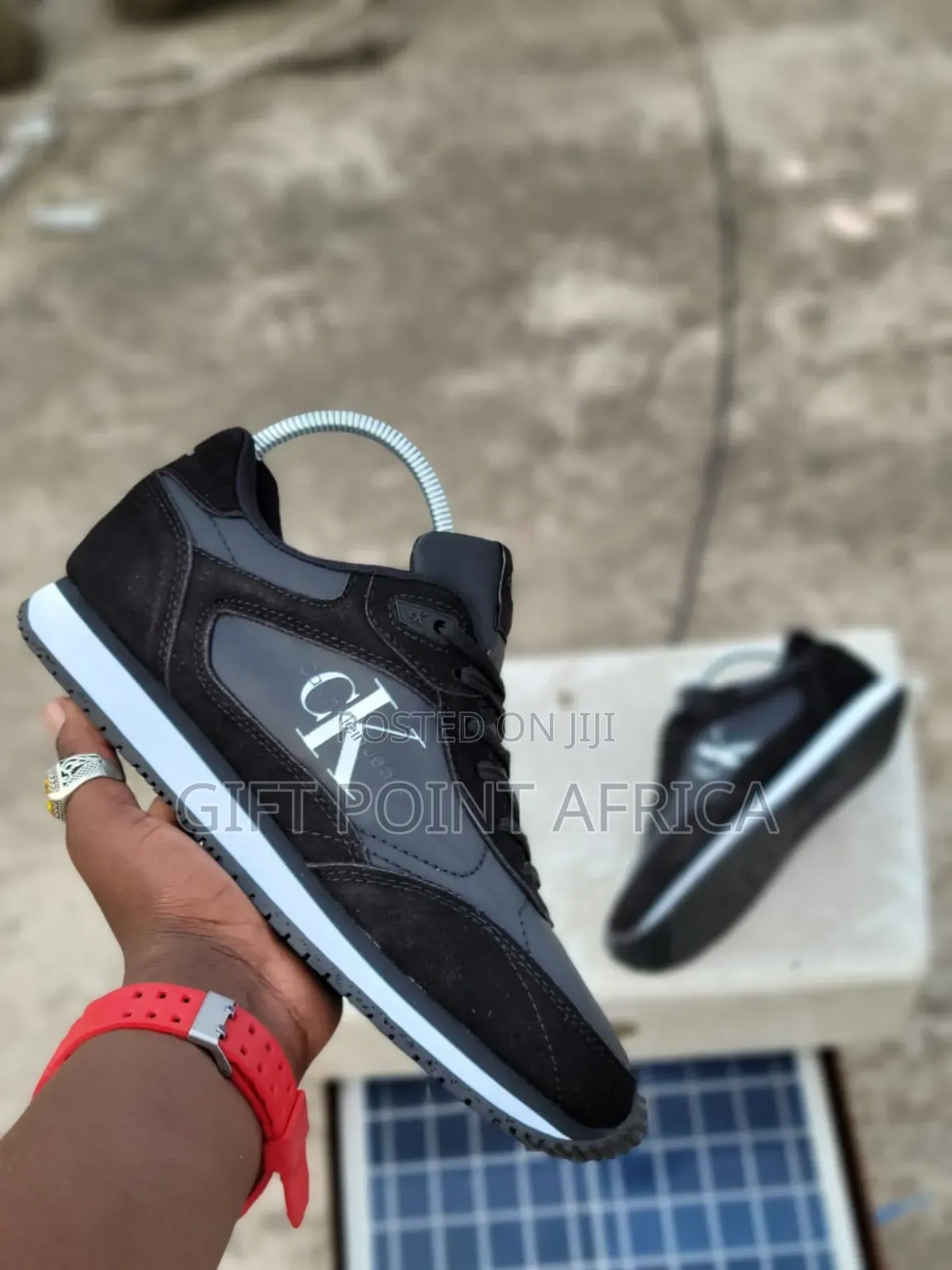 Black Calvin Klein Men Sneakers