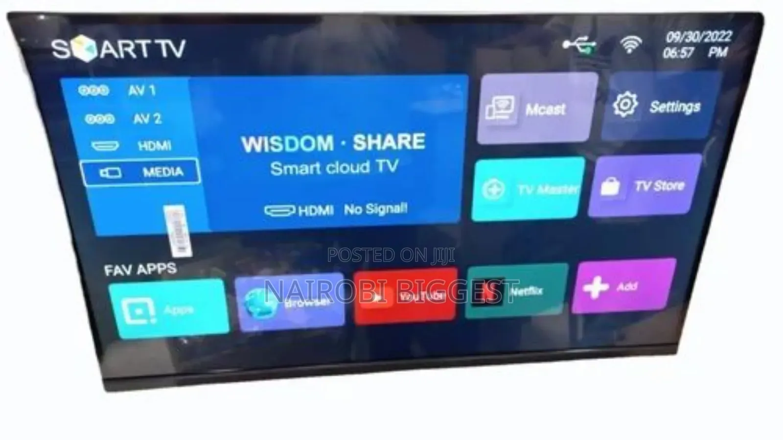Amtec 32" Smart Frameless With Bt Television