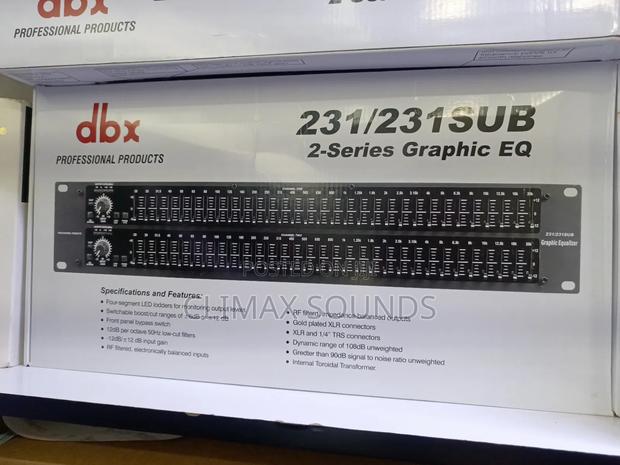 DBX Graphic Equaliser 231/231 Sub