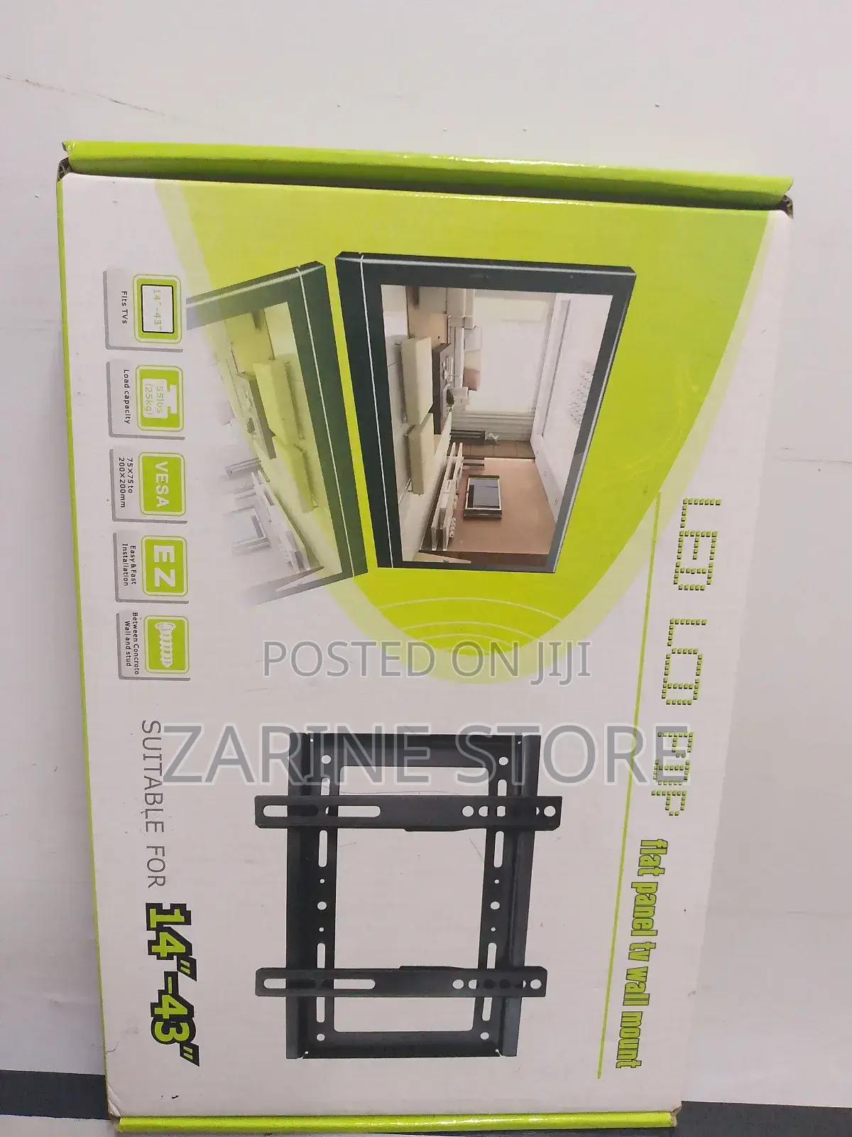 Tv Wall Mount 14"-53" Load Capacity Is 25kgs/55lbs