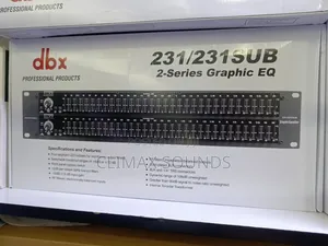 DBX Graphic Equaliser 231/231 Sub